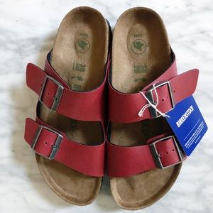 Birkenstock Vegan Birko-Flor Pull Up Bordeaux